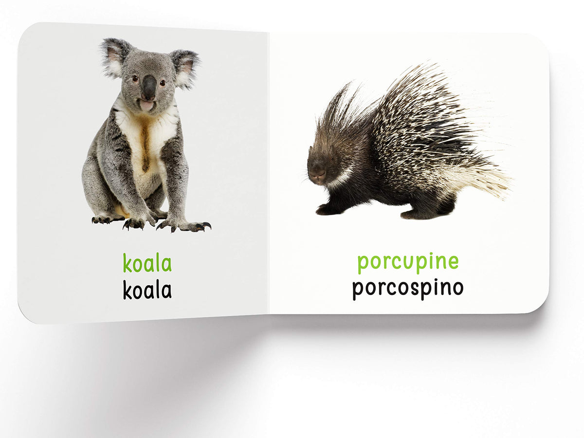 My First Book of Wild Animals - Animali Selvatici : My First English Italian Board Book (English - Italiano)