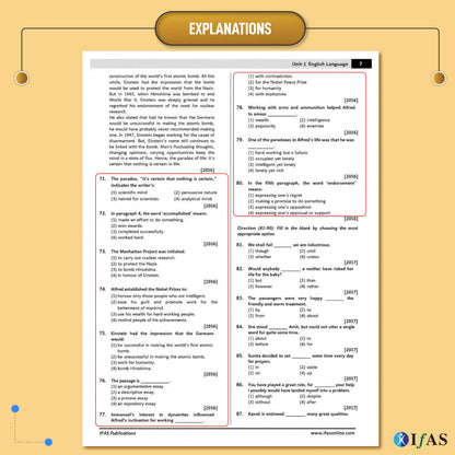 CLAT UG Books for Preparation 2027 | 12 Years (2015-2026) Previous Year Solved Papers with Detailed Solutions | CLAT Books for Preparation 2027 for CLAT UG & Law Entrance Exams | IFAS