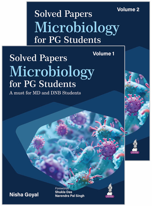 Solved Papers Microbiology for PG Medical Students (2 Vols Set): A must have for MD and DNB Exam Prep: A Must for MD and DNB Students