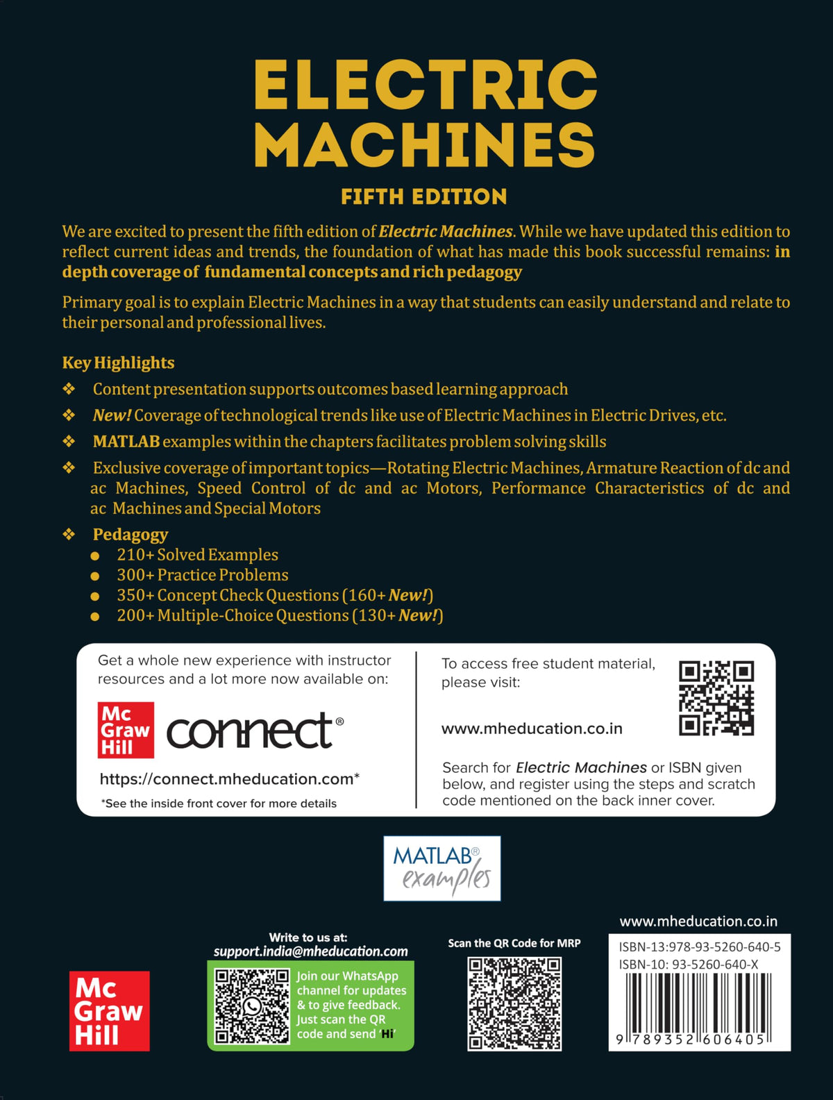 ELECTRIC MACHINES 5ED (PB 2020)