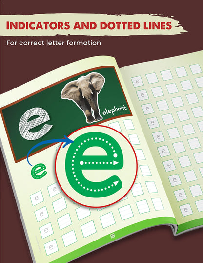 Blossom English Alphabet Writing Book for Kids | ABCD Small Letter Practice and Activities for Nursery Children | 104 Practise Boxes for each Letter [Paperback] Content Team at Target Publications