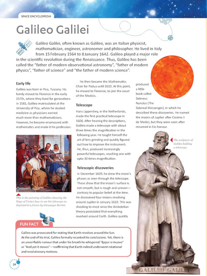 Space Encyclopedia: Space Science Journey & Discovery | Explore Outer Space, Visionaries , Rocket Science, Telescopes, SETI & More | From Galileo to Hawking | Great Scientists | Historical Astronomers
