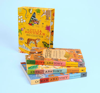 The Julia Rothman Wild Collection: Ocean Anatomy, Wildlife Anatomy, Insect Anatomy