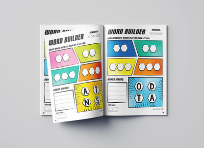 Word Builder Activity Book For Children - Make Meaningful Words With The Given Letters - Level 1