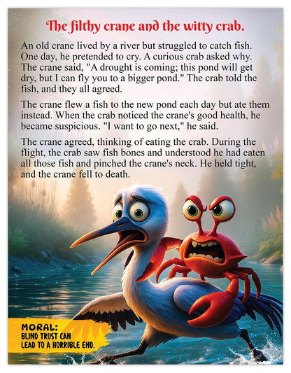 Panchatantra Story Book in English - 101 Animal Tales Book for Kids | Premium Quality Panchatantra Story Book for Kids (Hardback) | Moral Story Book by Pandit Vishnu Sharma | Two Brothers Publications
