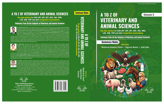 A to Z of Veterinary and Animal Sciences Volume 2 by Dr. Shailesh Kumar Patel