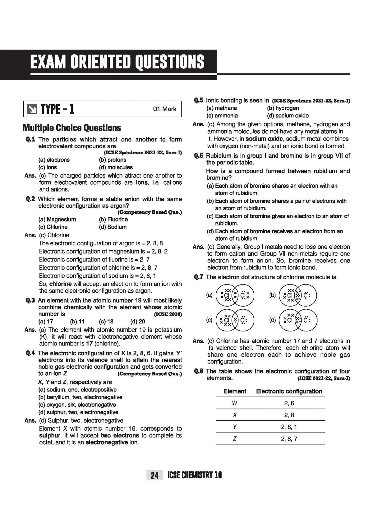 Arihant ICSE Chemistry Class 10 Exam 2026-27 | Quick Theory, Exam Pattern Questions & Sample Papers | As per Latest ICSE Syllabus | Que Bee 2nd Edition 2027