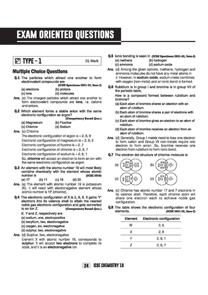 Arihant ICSE Chemistry Class 10 Exam 2026-27 | Quick Theory, Exam Pattern Questions & Sample Papers | As per Latest ICSE Syllabus | Que Bee 2nd Edition 2027