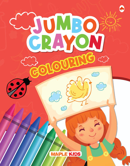 Jumbo Colouring Book - Crayon Colouring for children