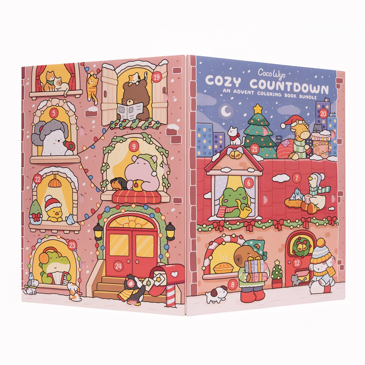 Cozy Countdown: An Advent Coloring Book Bundle