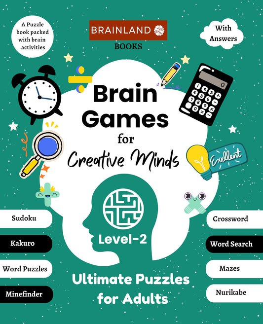 Brain Games for Creative Minds - Ultimate Puzzles for Adults - Level 2