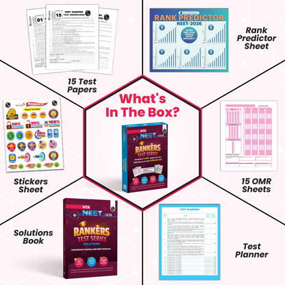 PW NTA 15 NEET Rankers Test Series 2026 | Expert Verified & Curated | 15 NEET-Like Test Booklets, 15 OMR Sheets, Solution Booklet, Rank Predictor & ... [Paperback] [Jan 08, 2026] Physics Wallah