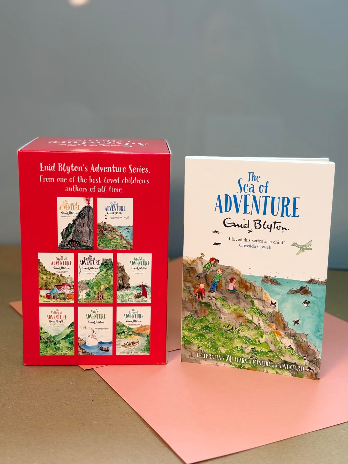 Enid Blyton Adventure Series Books 1 - 8 Collection Set (River, Circus, Ship, Mountain, Sea, Valley, Castle & Island)