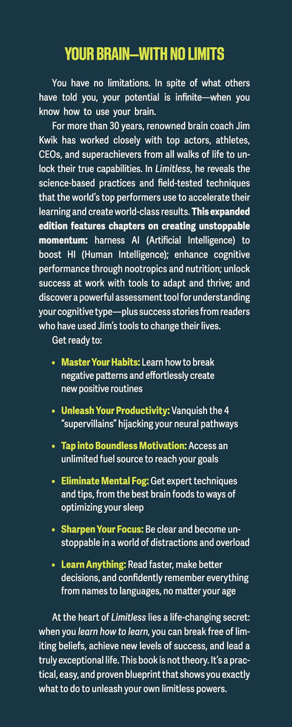 Limitless: Upgrade Your Brain, Learn Anything Faster, and Unlock Your Exceptional Life