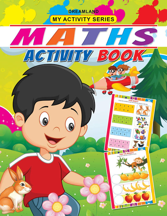 Maths Activity Book by Dreamland Publications (Author) book cover