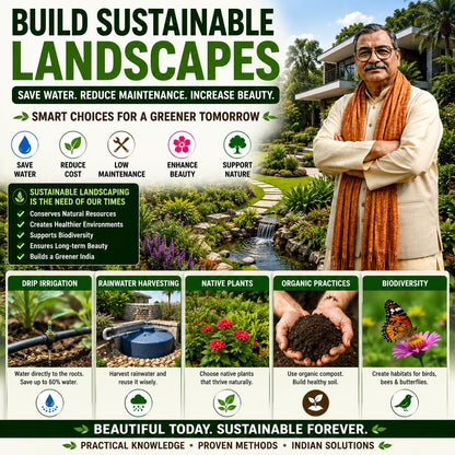 Landscaping in India: Garden Design, Plant Selection, Palm Trees & Sustainable Gardening Guide Dinesh Chandra Rawat (Landscaping Expertise)