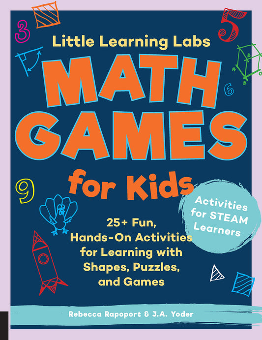 Little Learning Labs: Math Games For Kids, Abridged Paperback Edition book cover
