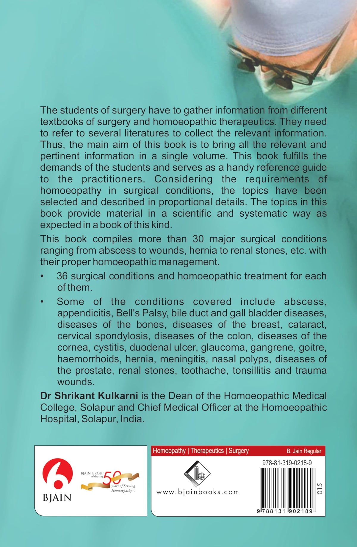 Surgery and Homoeopathic Therapeutics