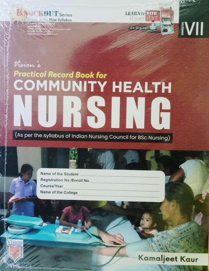 Practical Record Book For Community Health Nursing | Vision
