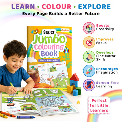 Super Jumbo Colouring Book (World Around Us)