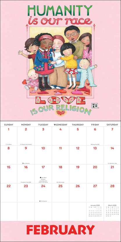 Mary Engelbreit's Your Voice Matters 2026 Wall Calendar