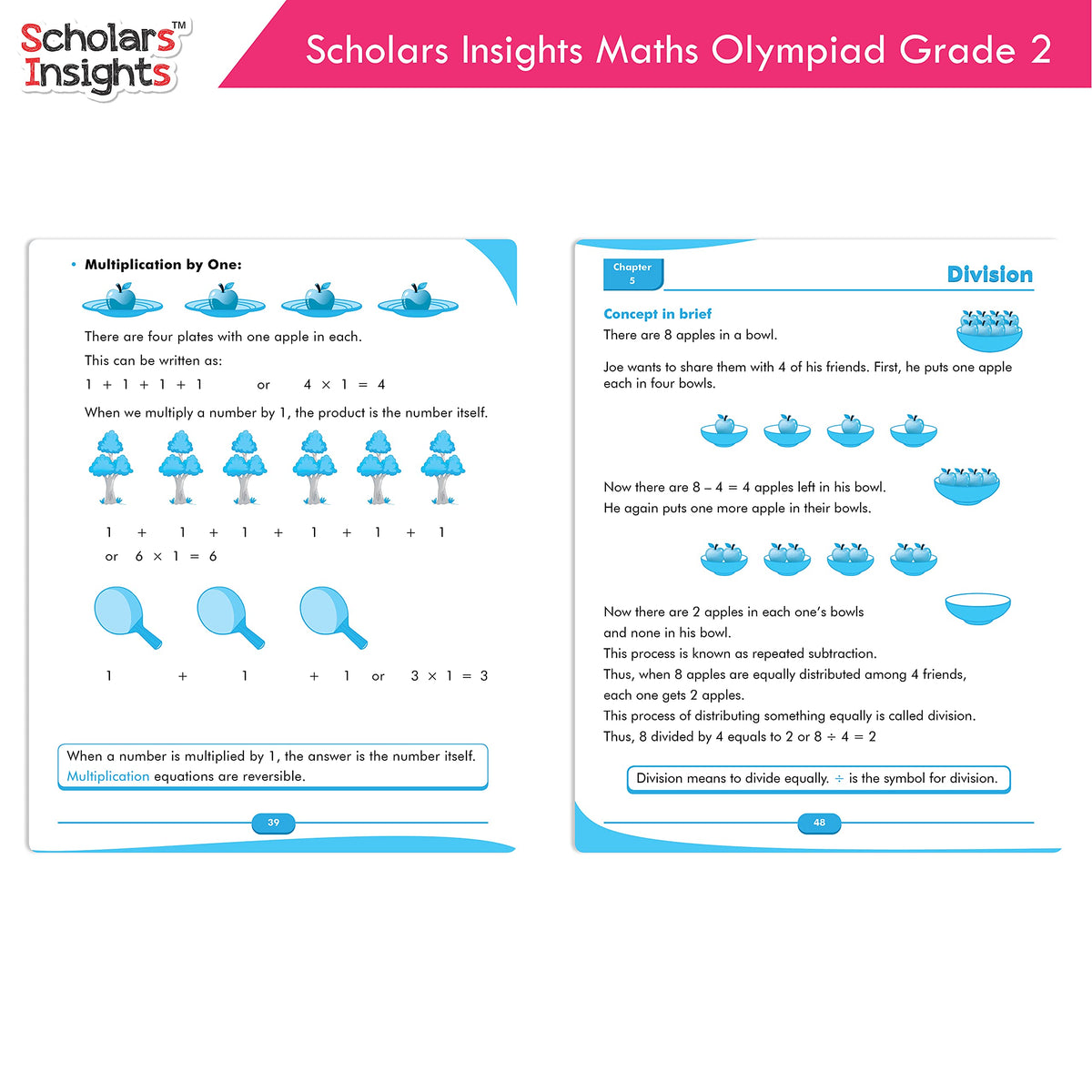 Scholars Insights Maths Olympiad Grade 2 – Paperback | Maths Olympiad Workbook for Class 2 | Competitive Exam Practice Book for IMO & School Olympiads | Grade 2 Maths Practice for Age 7–10