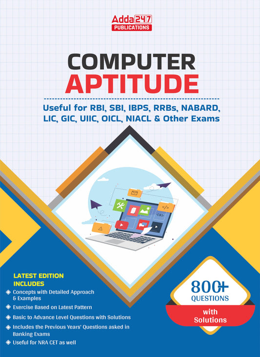 Computer Aptitude For Bank PO | IBPS PO | SBI PO | RBI and other Banking/Insurance Exams 2021 (English Printed Edition) by Adda247 Publications