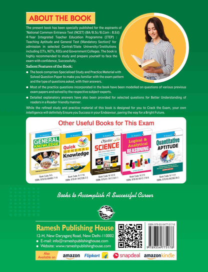 NCET: BA/B.Sc/B.Com–B.Ed (4-Year ITEP) Teaching Aptitude & General Test Guide (Mandatory Section)