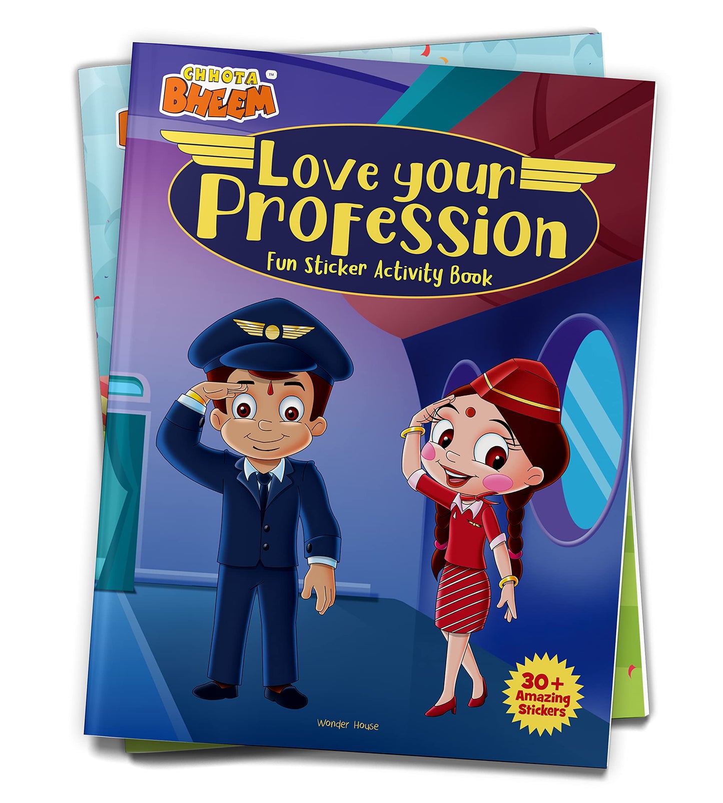 Chhota Bheem - Love Your Profession : Fun Sticker Activity Book book cover