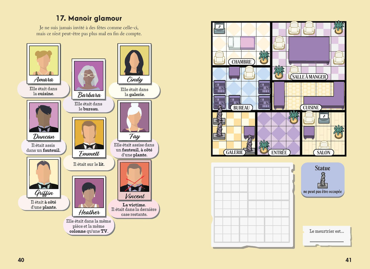 Murdoku© l'original (version française): 80 énigmes à résoudre pour démasquer le meurtrier