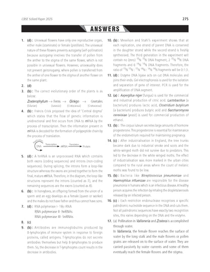 MTG CBSE Class 12 Chapterwise Question Bank Biology For 2027 Board Exam | Based on Latest CBSE Syllabus with 1300+ Questions