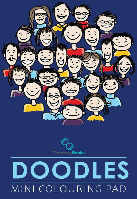 Doodles - Mini Adult Colouring Pad 