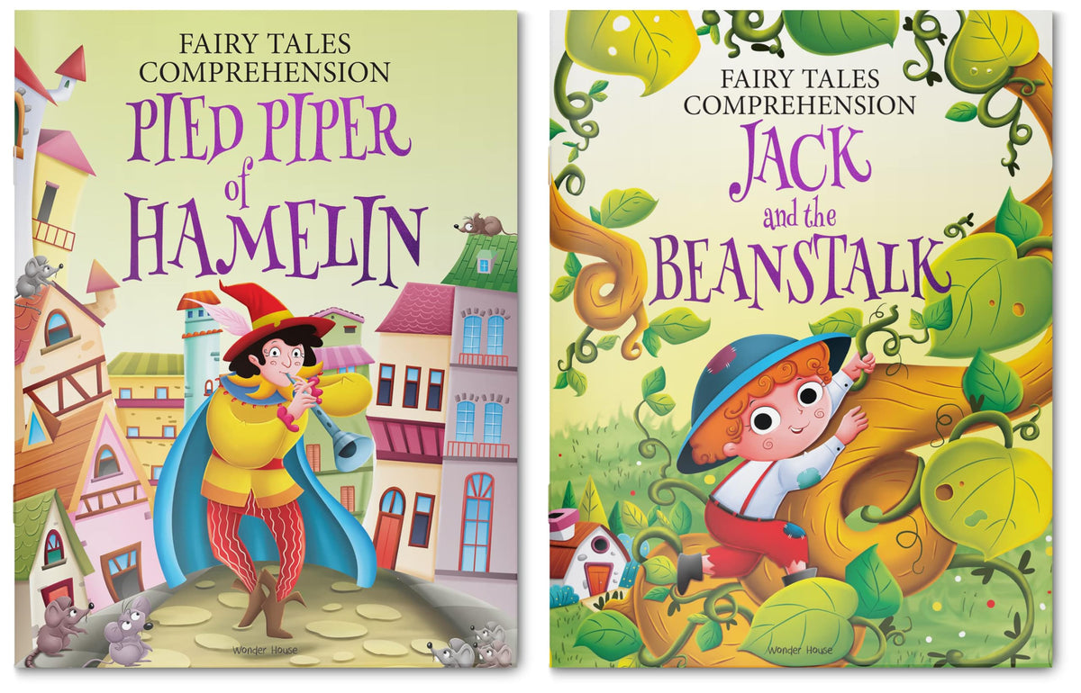 Fairy Tales Comprehension: Jack and the Beanstalk & Fairy Tales Comprehension: Pied Piper of Hamelin