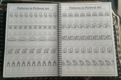 Basic Pichwai Art Course for Beginners | Step-by-Step Learning with Coloring Practice | A4 Size | Premium 200 GSM Paper