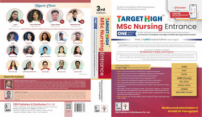 TARGET HIGH MSc Nursing Entrance, 3rd COLORED HYBRID EDITION (PB 2026)