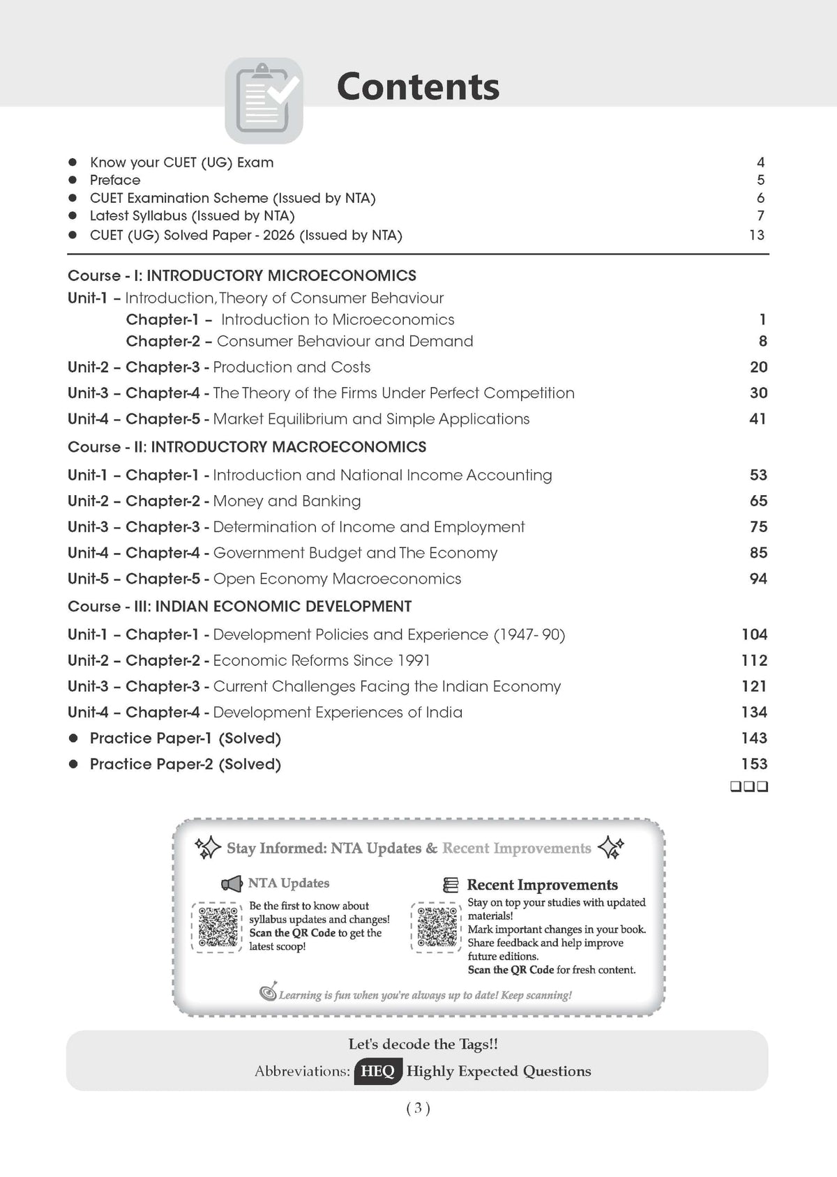 Oswaal NTA CUET (UG) Chapter-wise Solved Papers Question Bank | Economics | PYQs (2022–2026) NCERT aligned MCQs | With Solved Paper 2026 | For 2027 Exam | With Oswaal AI