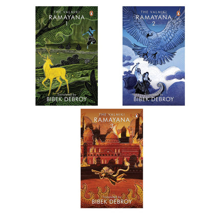 The Valmiki Ramayana: Premium Collectors' Edition | Bibek Debroy Translation of India's Timeless Mythology | The Epic of Lord Rama, Sita, Hanuman and the Battle Against Ravana: 1-3