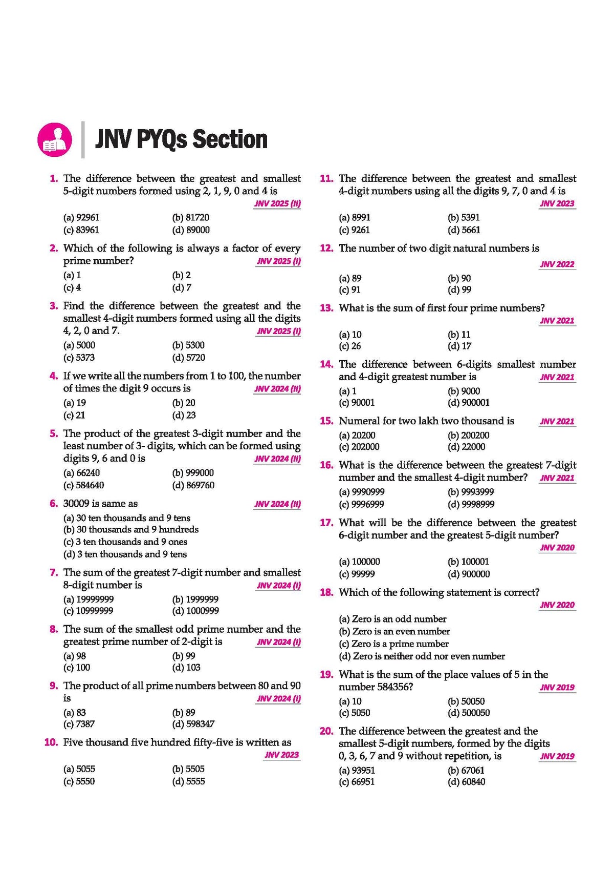 Arihant Jawahar Navodaya Vidyalaya Entrance Exam 2027 Class 6 | Study Guide as per Latest Syllabus | Section-wise Notes, PYQs 2000–2025, Model Tests with OMR & Solved Paper 2026 | English Medium