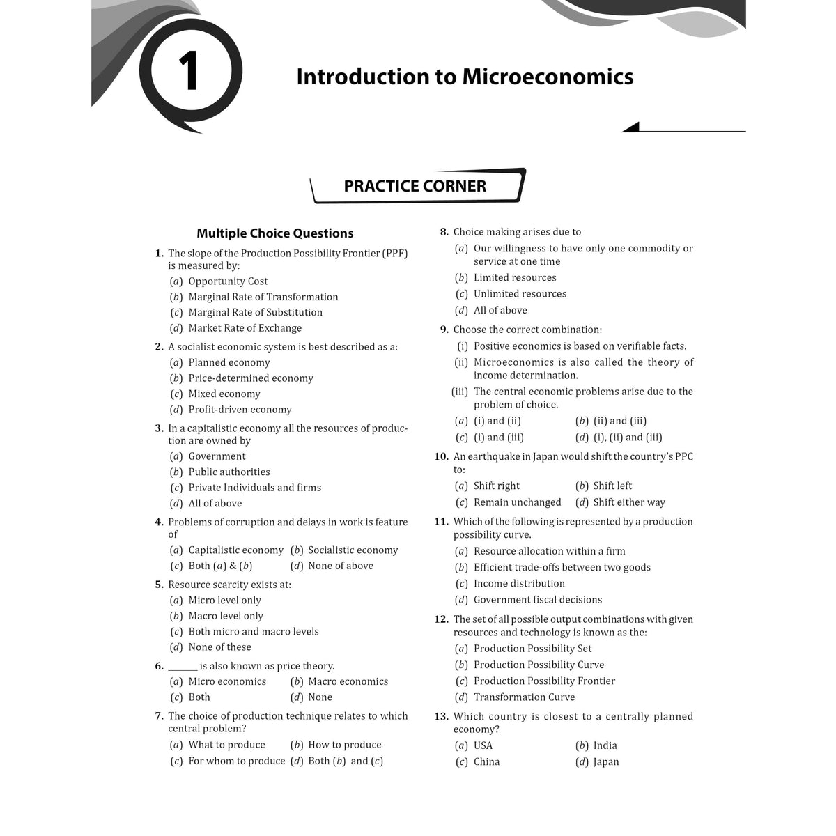 PW CUET (UG) Economics 2026 Chapterwise & Topicwise Question Bank with Past Year Questions PYQs and Mock Test | Mind Maps and Practice MCQs