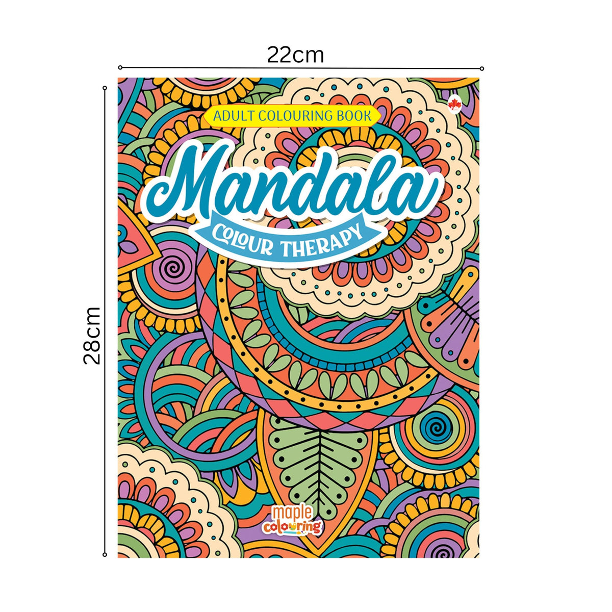 Adult Colouring Book - Mandala Colour Therapy - Colouring Activity Books for Adults - Creative Colouring Book to Reduce Stress