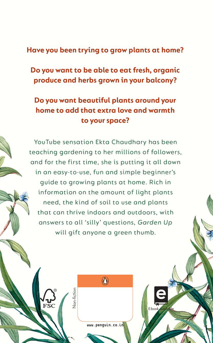 Garden Up: Your One Stop Guide to Growing Plants at Home | A book Specialization of gardening methods & home improvement