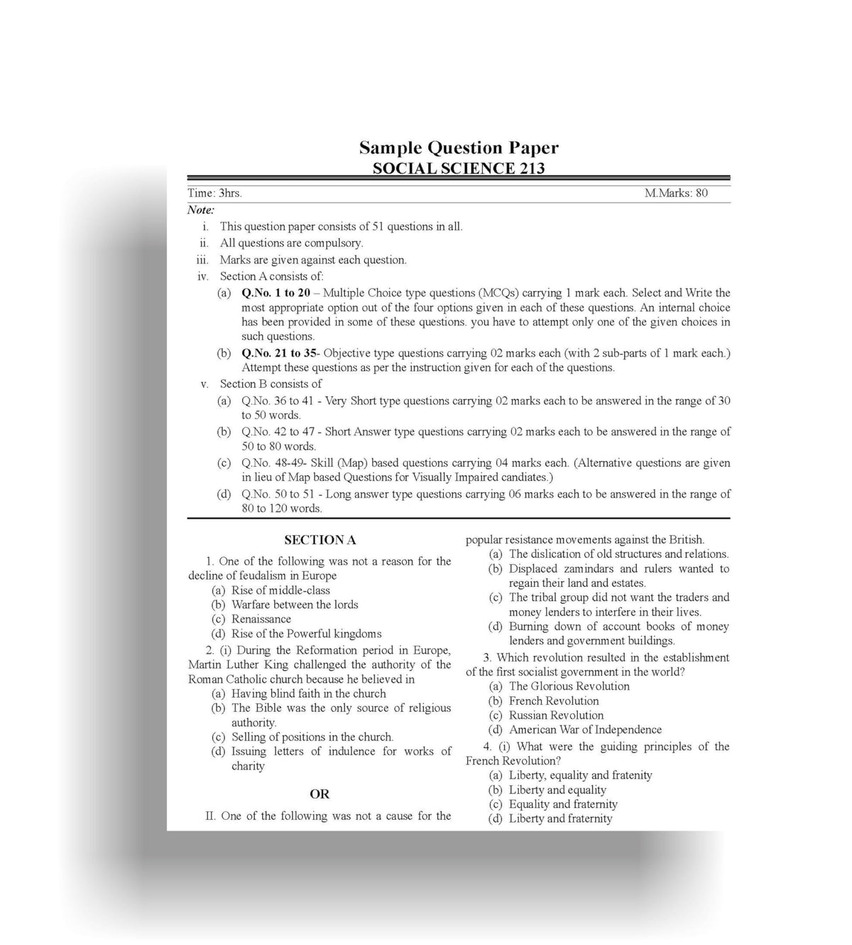 TOP NIOS Social Science Guide Class 10 (T-213)
