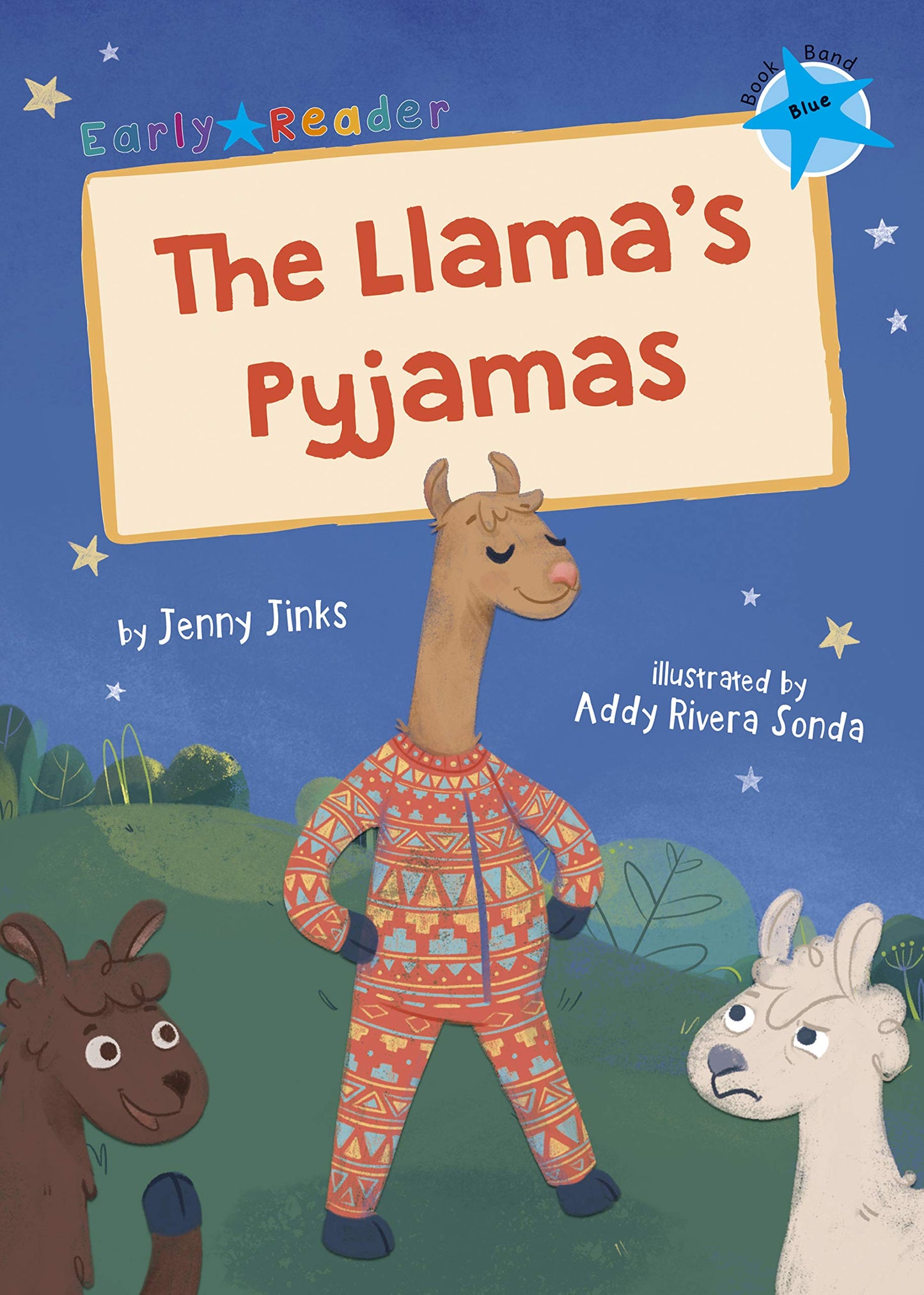 Maverick Early Reader BLUE (Level 4): The Llamas Pyjamas book cover