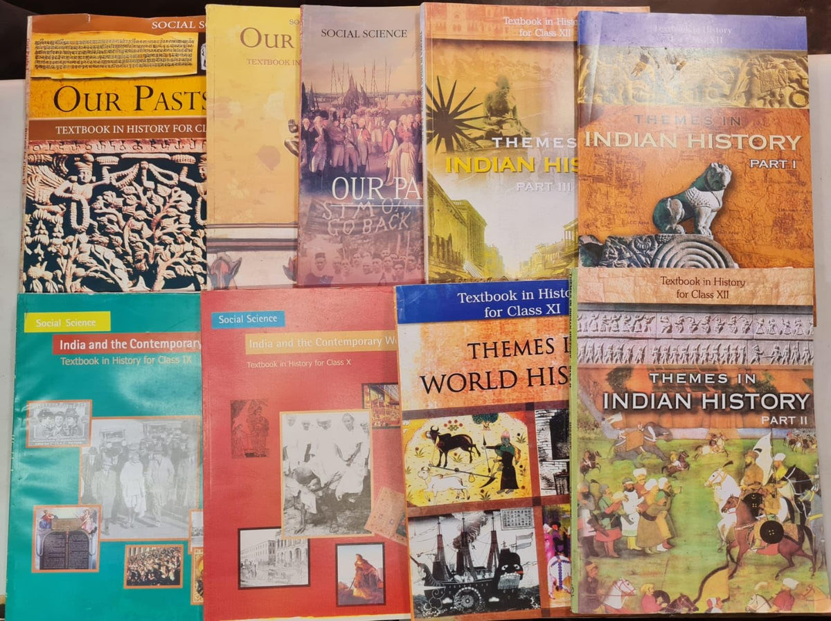 NCERT History Class 6 to 12 History Text Books Set COMBO Of 9 Books Set- English Medium [Paperback] SHRESTH BOOK SHOP