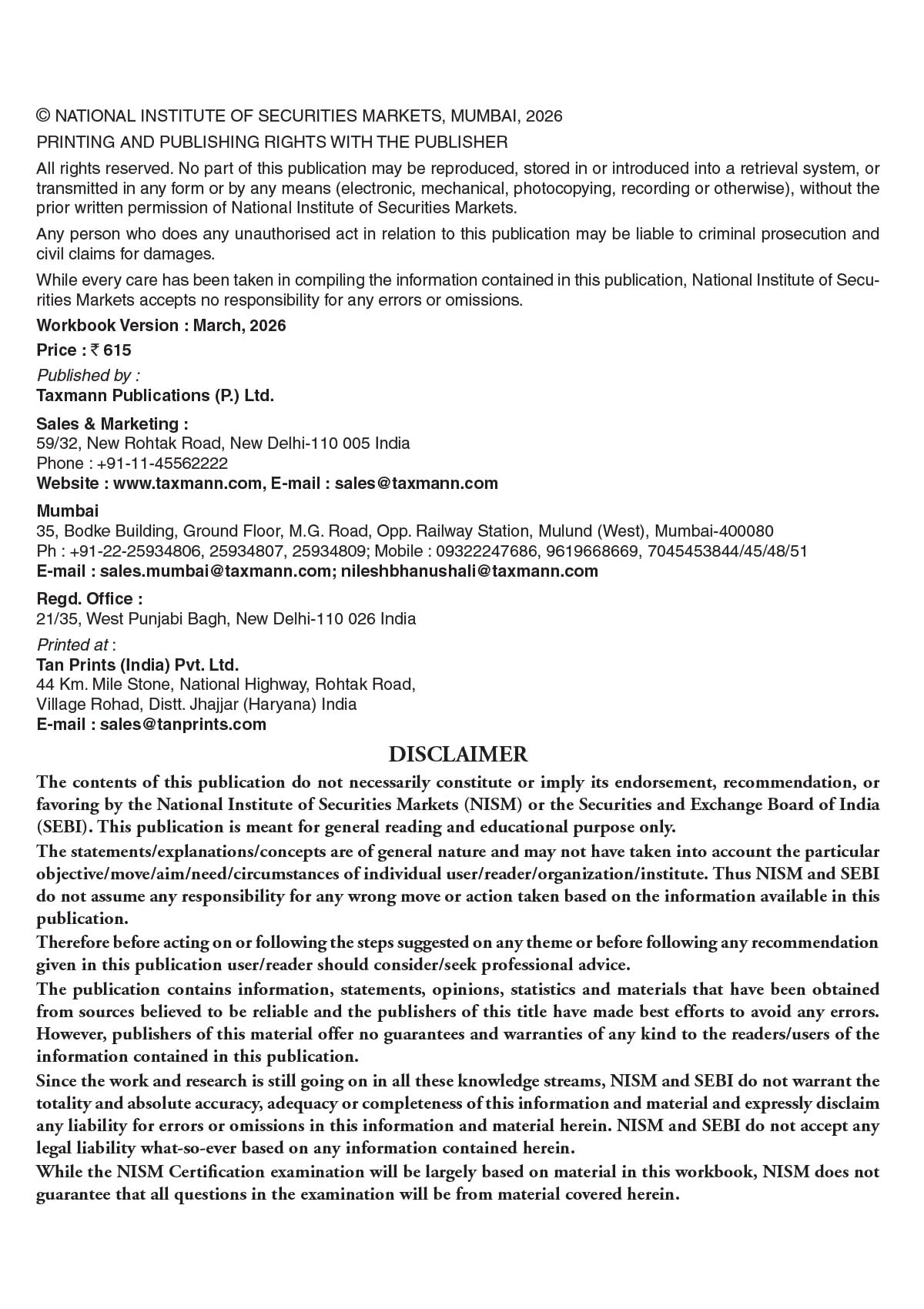 NISM X Taxmann's Research Analyst – Teaches Investment Research from Real Documents—Bharti Airtel's Annual Report | Kingfisher as the Counter-Case | 15 Chapters from Economy to Valuation to Conduct