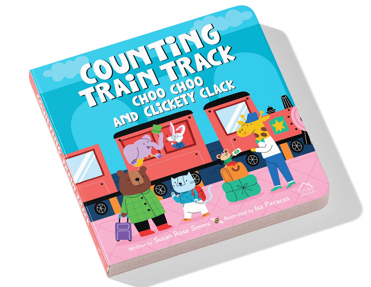 Counting Train Track – Choo Choo and Clickety Clack: A Fun Rhyming Board Book to Learn Numbers 1–10 with Trains, Tracks & Counting Fun | Bright ... for Toddlers & Preschoolers | Ages 2–5 Years