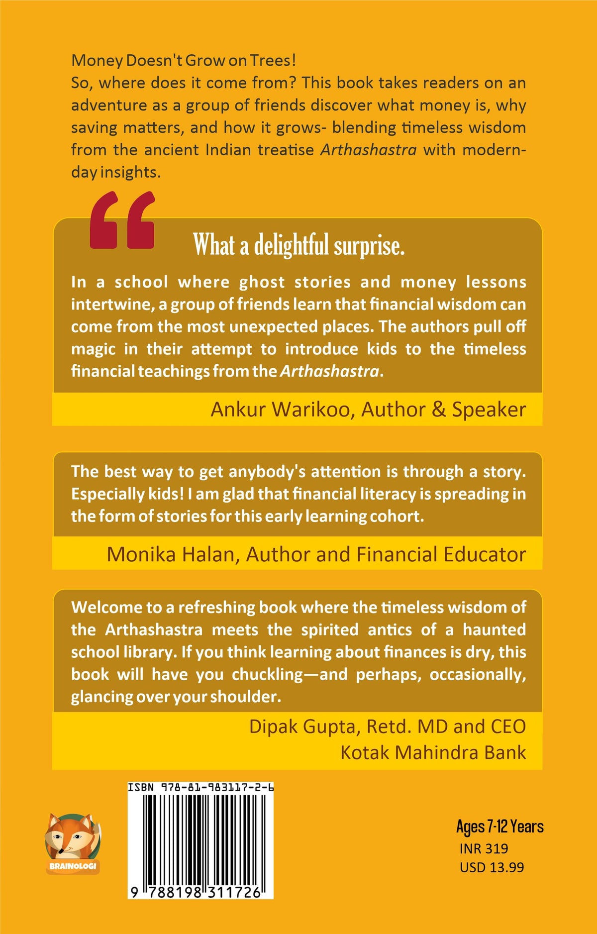 Brainologi A Kid's Guide to Money | A Financial Literacy book for 7-12 Years | Adventure Stories with 10 Life-Changing Money Lessons