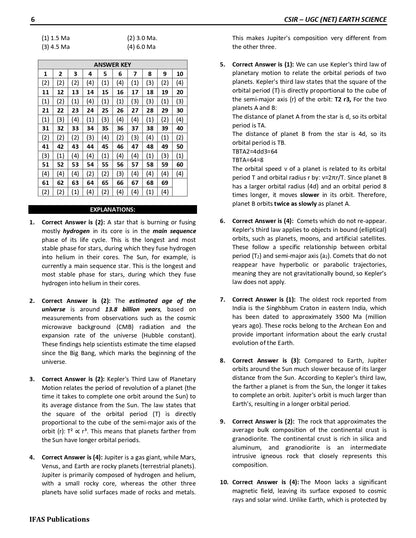 CSIR NET Earth Science & General Aptitude Books 2026 | Previous Year Solved Papers with Detailed Explanations | Topicwise Combo for NTA CSIR UGC NET/JRF, GATE & SET Exams | IFAS Publications