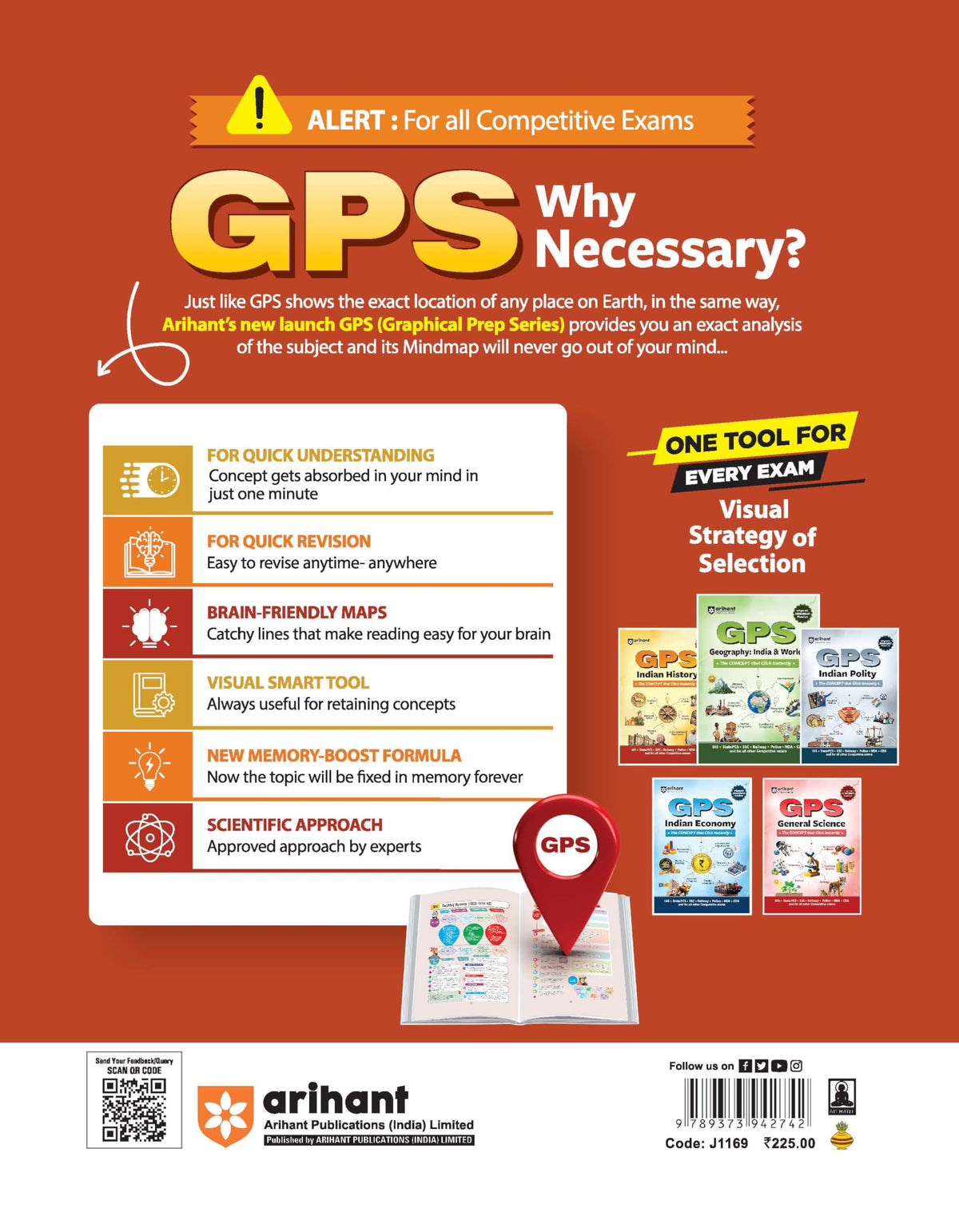 Arihant GPS Indian History Book 2025 | GS and General Knowledge for UPSC, IAS, State PCS, SSC, Railway, Police, NDA, CDS and Competitive Exams | English Medium