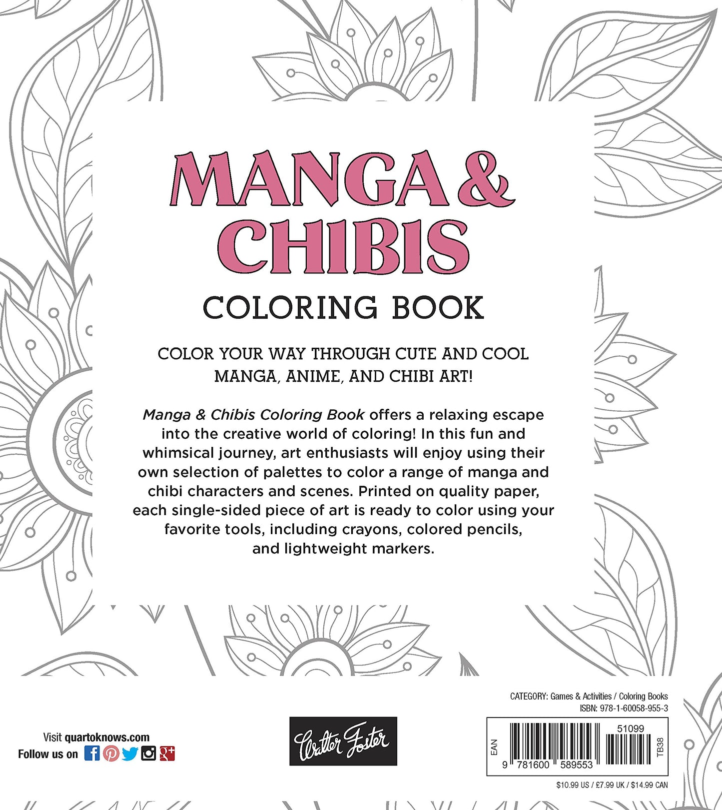 Manga & Chibis Coloring Book: Color your way through cute and cool manga, anime, and chibi art!